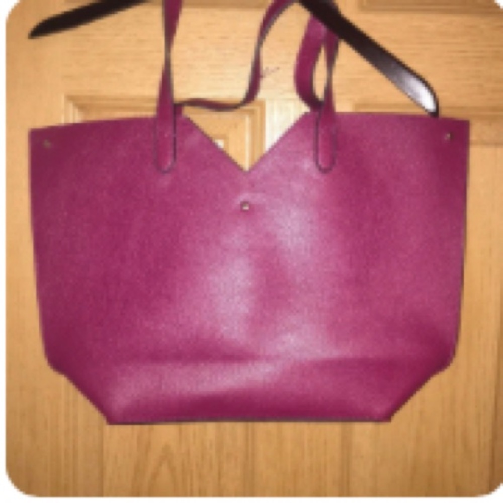Hot pink tote from Neiman Marcus